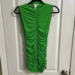 Green dress from Zara worn once for a rehearsal dinner